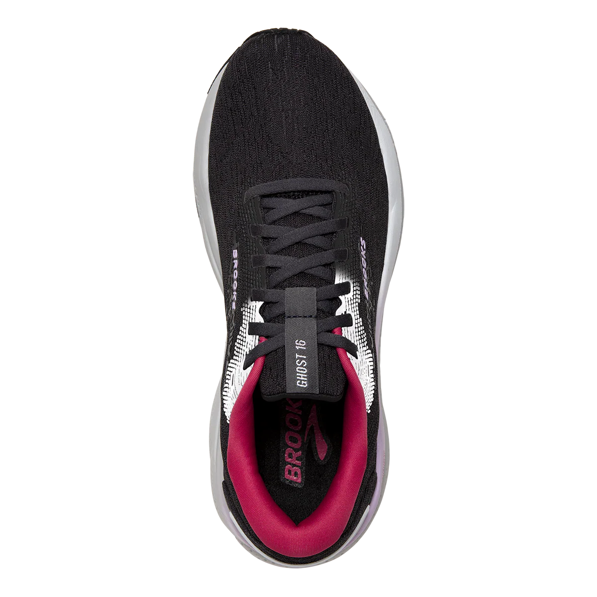 Brooks Ghost 16 - Black - Ebony - Raspberry - Image 3