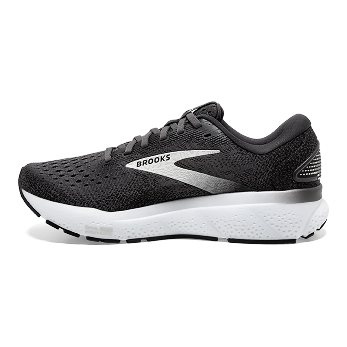 Brooks Ghost 16 - Black - Grey - White - Image 2