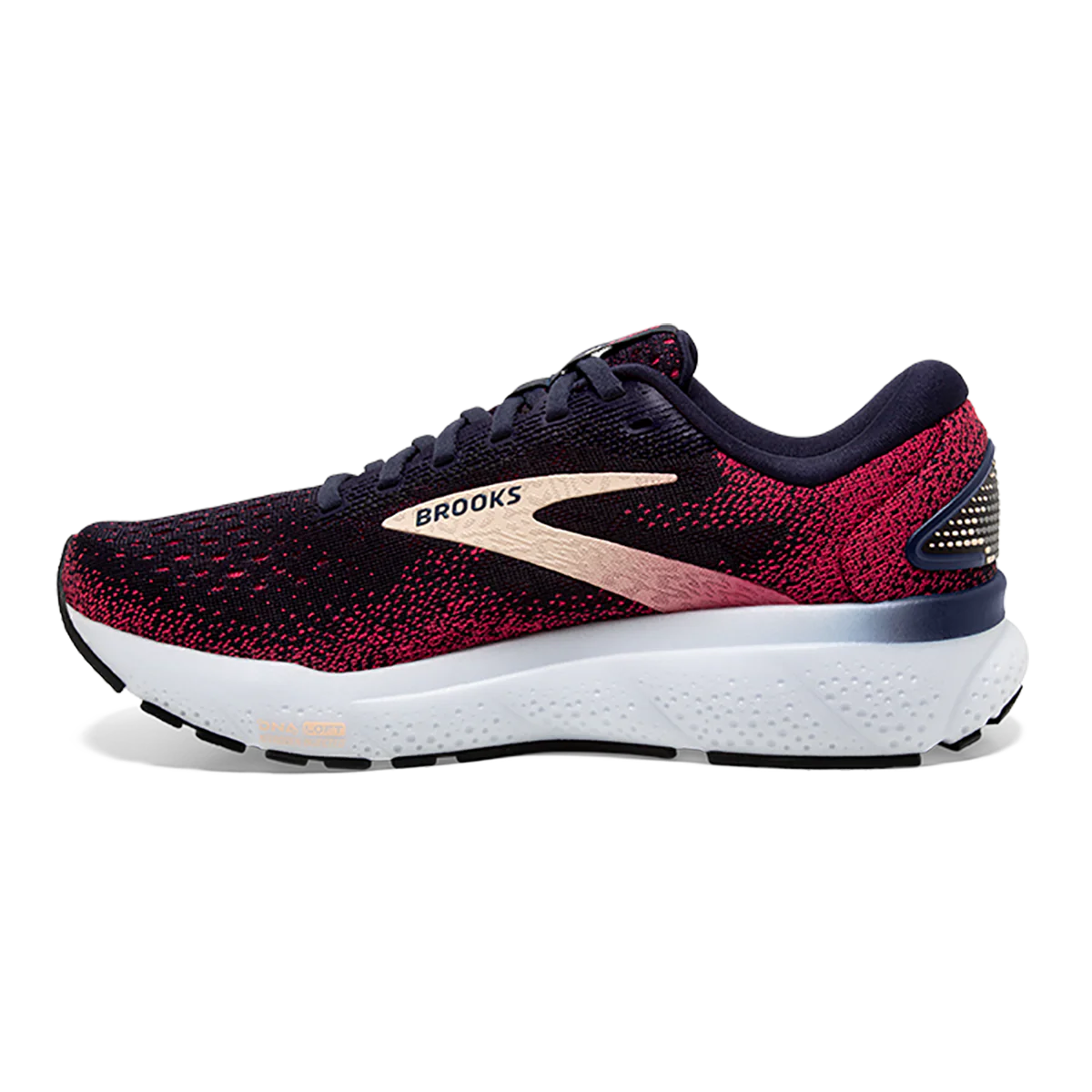 Brooks Ghost 16 - Peacoat - Raspberry - Apricot - Image 2