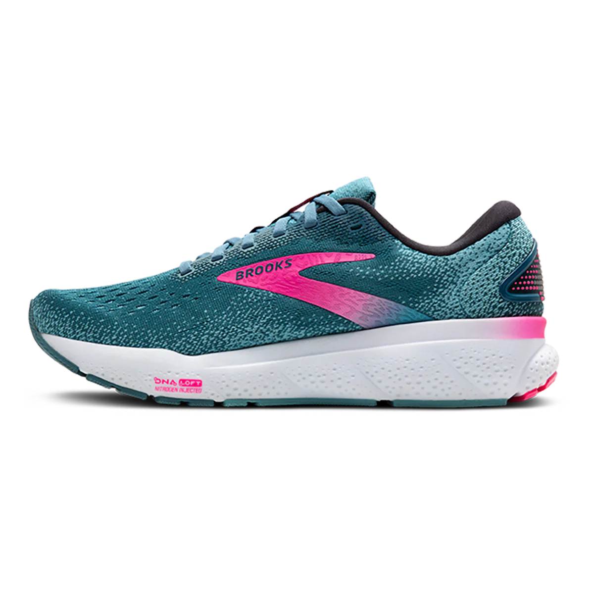 Brooks Ghost 16 - Blue - Pink - Moroccan Blue - Image 2