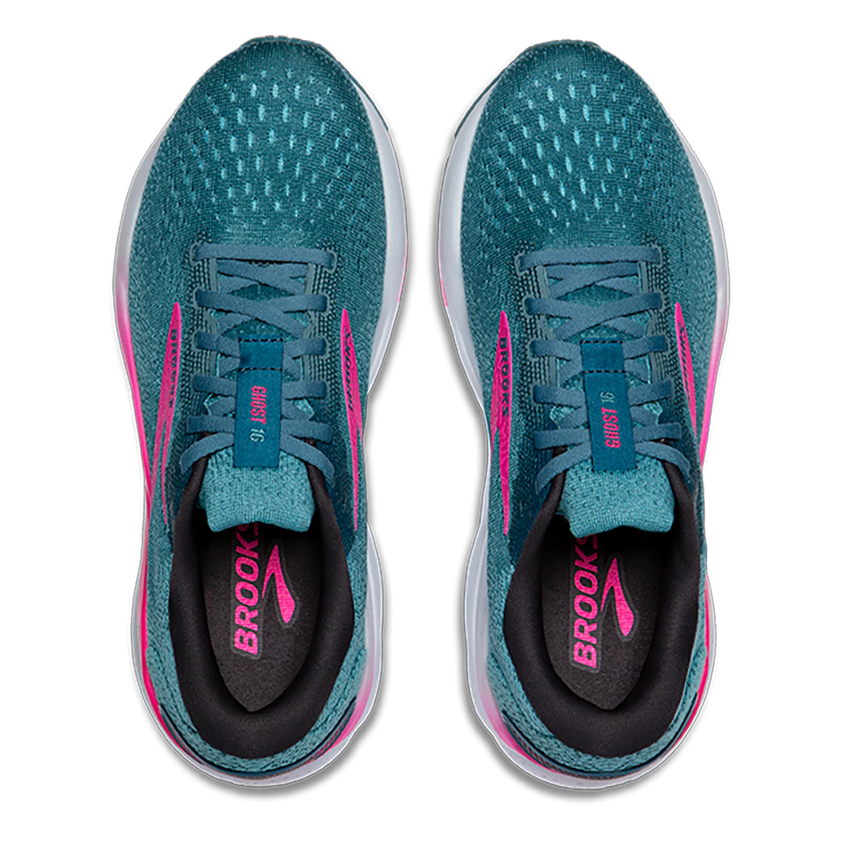 Brooks Ghost 16 - Blue - Pink - Moroccan Blue - Image 3