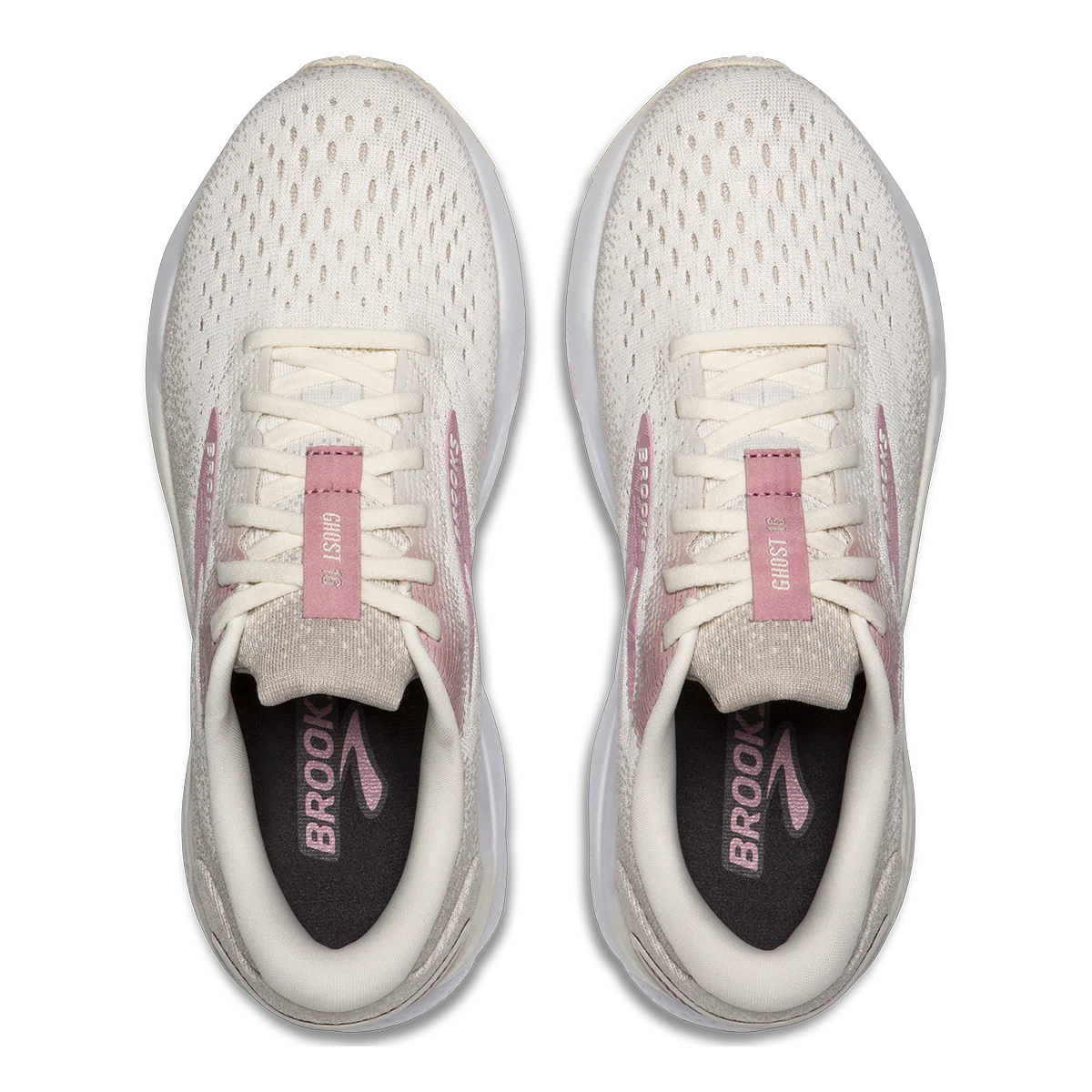 Brooks Ghost 16 - Coconut - Zephyr - White - Image 3