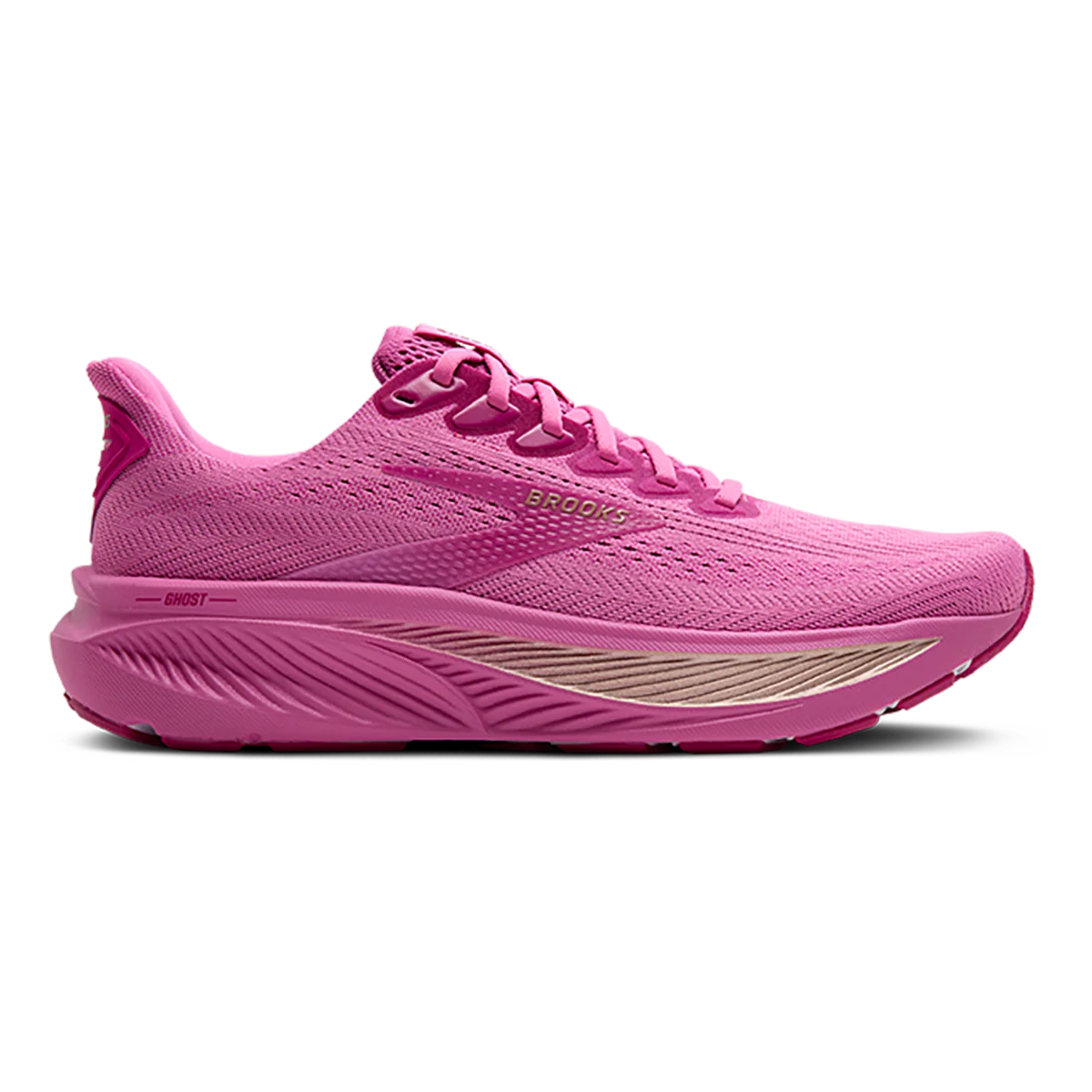 Brooks Ghost 17 Pink - Fuchsia - Gold