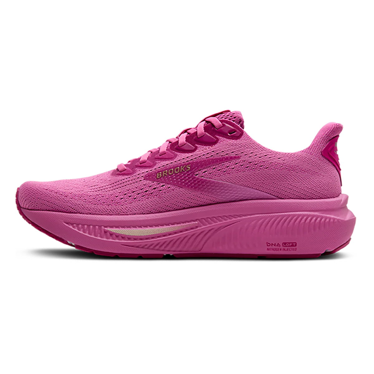 Brooks Ghost 17 Pink - Fuchsia - Gold - Image 2