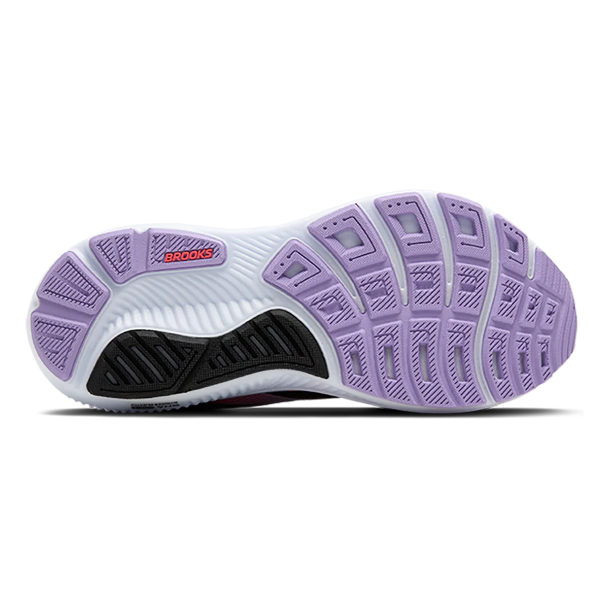 Brooks Ghost 17 Black - Purple - Coral - Image 4