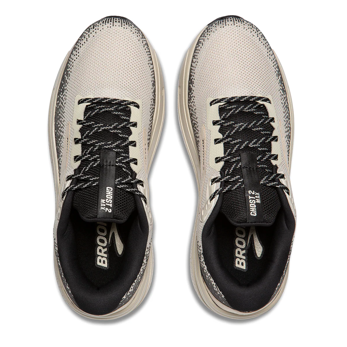 Brooks Ghost Max 2 - Pelican - Pelican - Black - Image 3