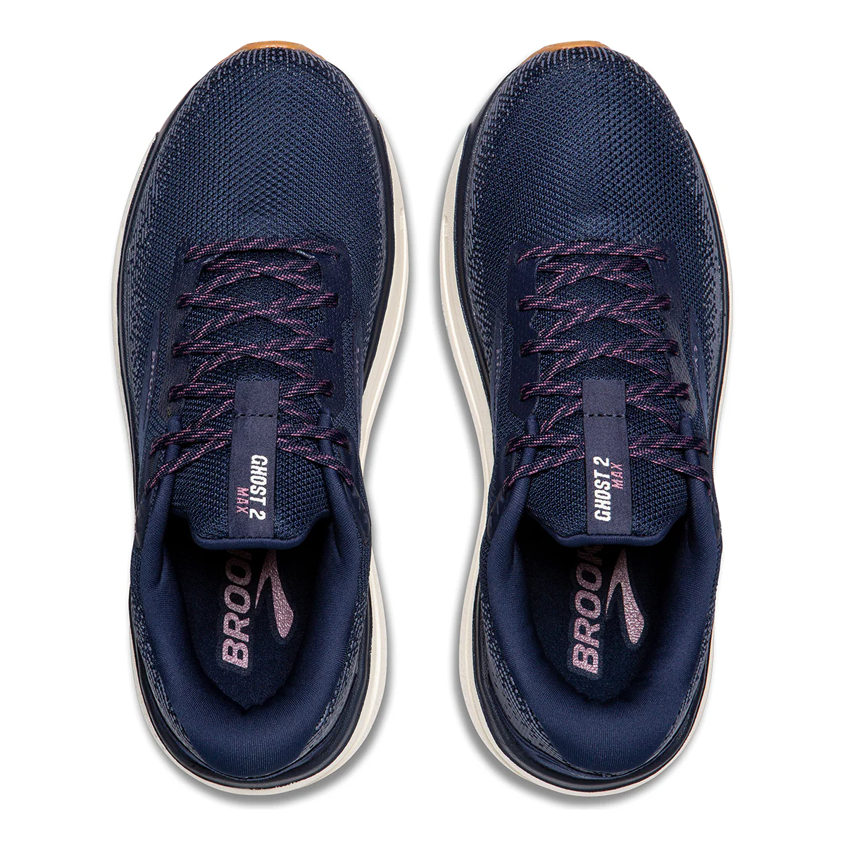 Brooks Ghost Max 2 - Peacoat - Orchid - Coconut Milk - Image 3