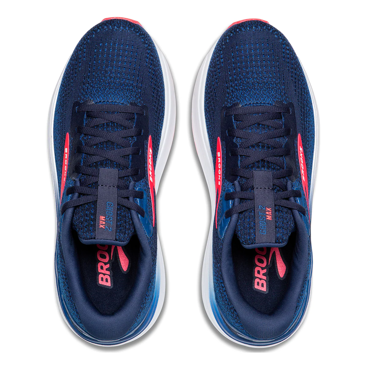 Brooks Ghost Max 2 - Peacoat - True Blue - Diva Pink - Image 3