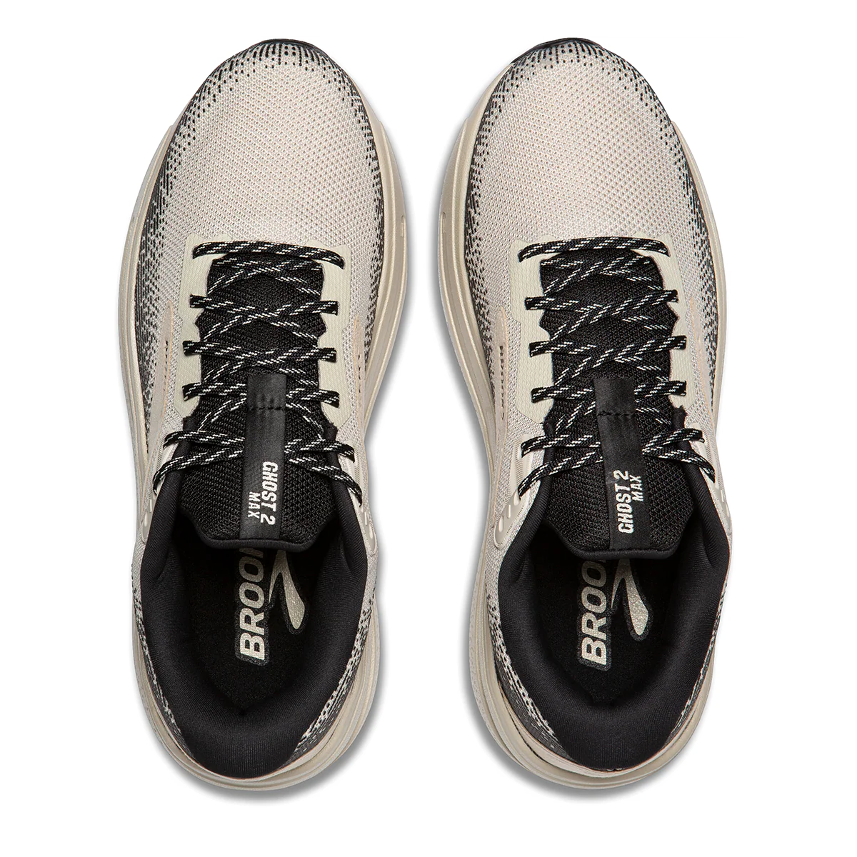 Brooks Ghost Max 2 - Pelican - Pelican - Black - Image 3