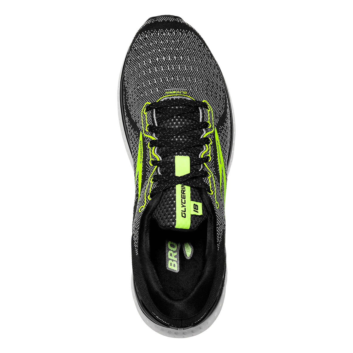 Brooks Glycerin 18 - Black - White - Nightlife - Image 3