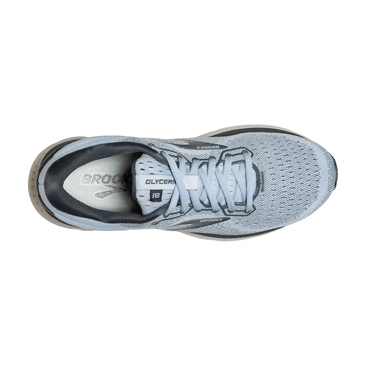 Brooks Glycerin 18 - Kentucky - Turbulence - Grey - Image 3