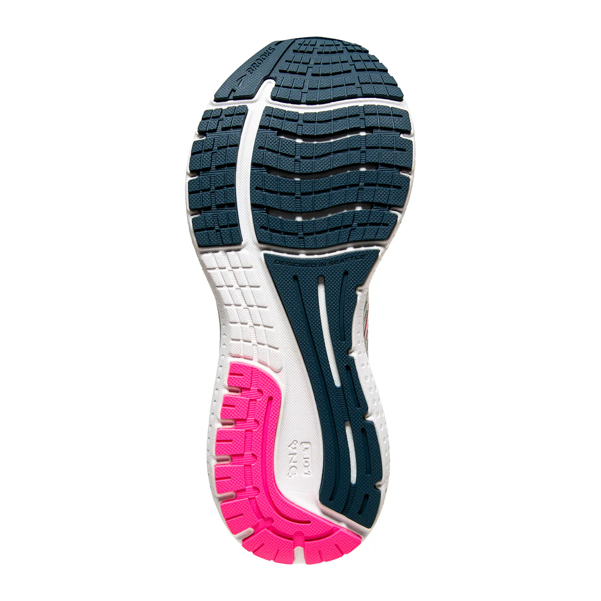 Brooks Glycerin 19 - Ice Flow - Navy - Pink - Image 4