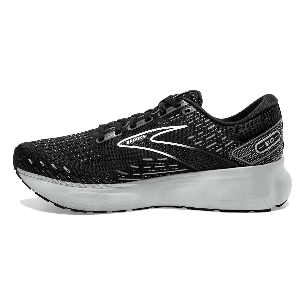 Brooks Glycerin 20 - Black - White - Alloy - Image 2