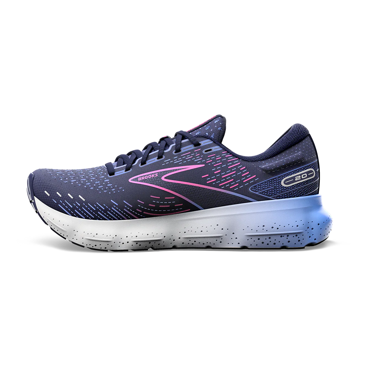 Brooks Glycerin 20 - Peacoat - Blue - Pink - Image 2