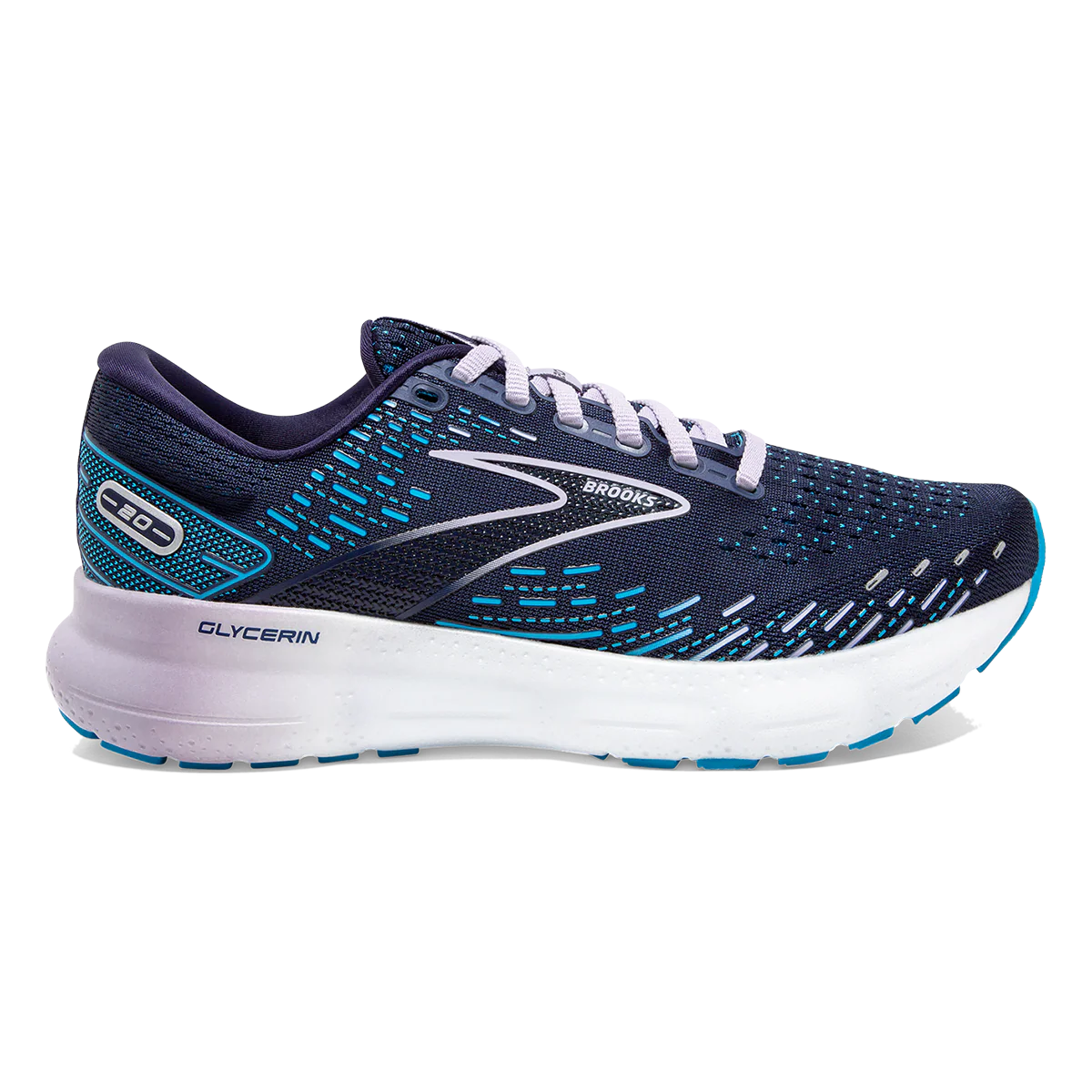 Brooks Glycerin 20 - Peacoat - Ocean - Pastel Lilac