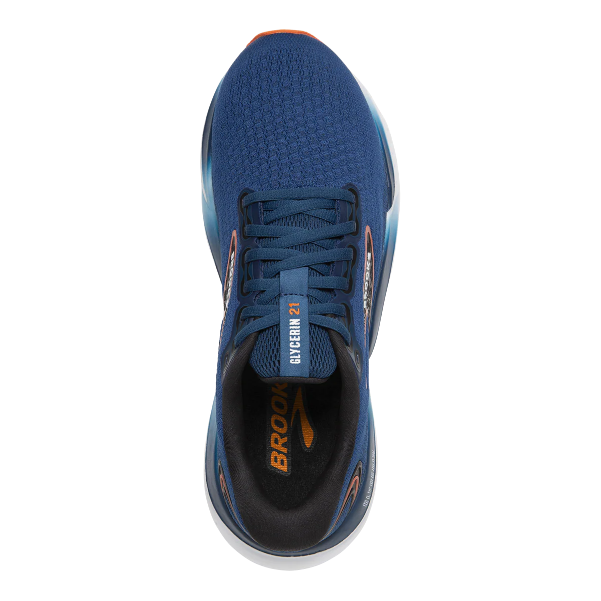 Brooks Glycerin 21 - Blue Opal - Black - Nasturtium - Image 3