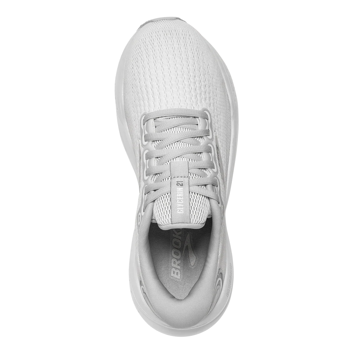 Brooks Glycerin 21 - White - White - Grey - Image 3