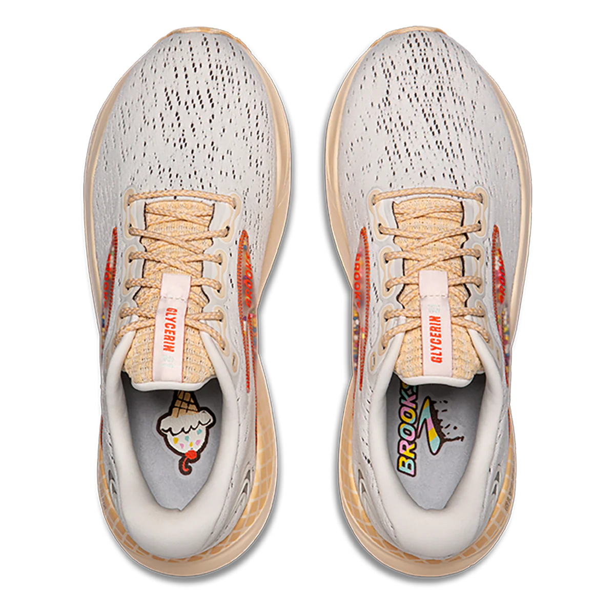 Brooks Glycerin 21 Snowe - Dawn - Straw - Image 3