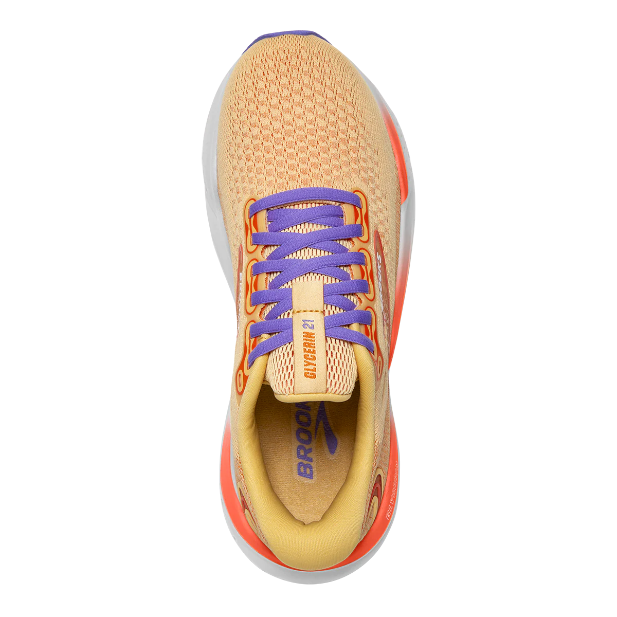 Brooks Glycerin 21 - Sunburst - Nasturtium - Purple - Image 3