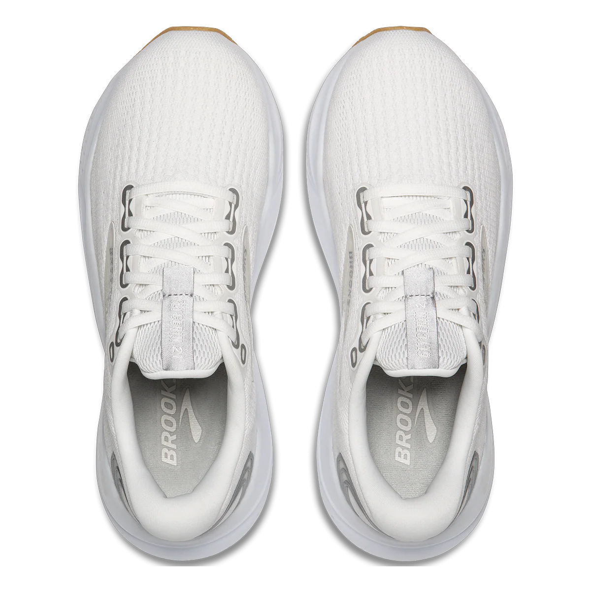 Brooks Glycerin 21 - White - Silver - Biscuit - Image 3