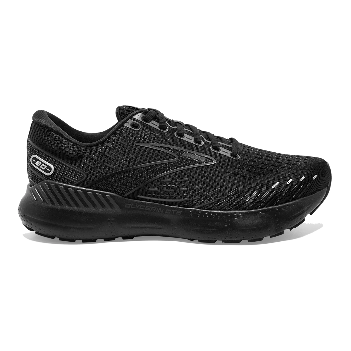 Brooks Glycerin GTS 20 - Black - Black - Ebony