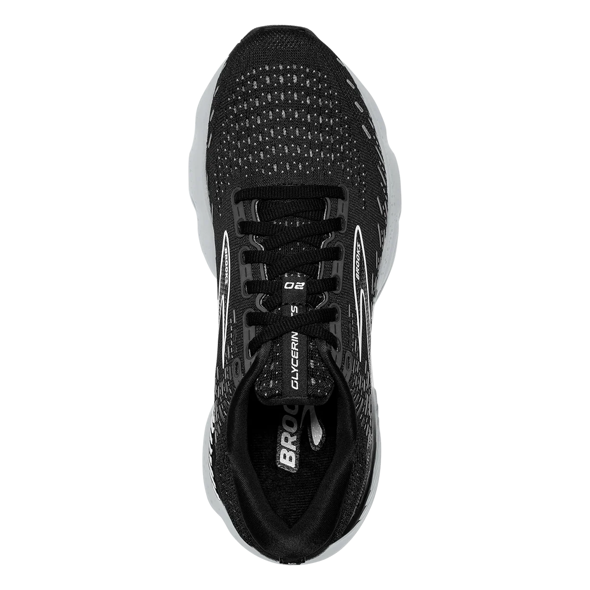 Brooks Glycerin GTS 20 - Black - White - Alloy - Image 3