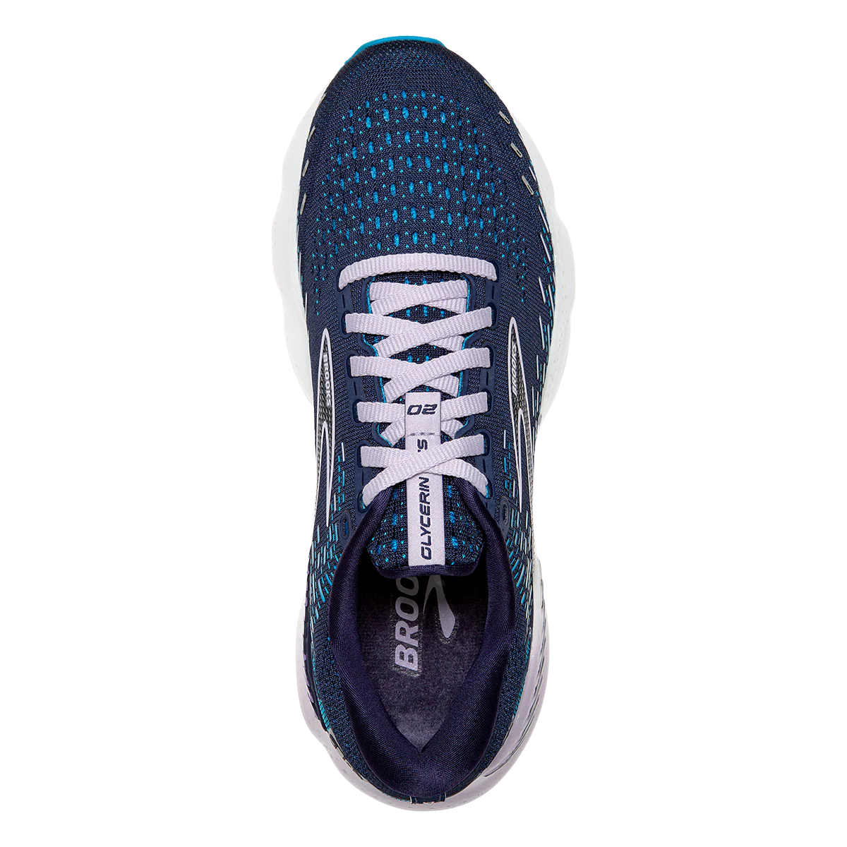 Brooks Glycerin GTS 20 - Peacoat - Ocean - Pastel Lilac - Image 3