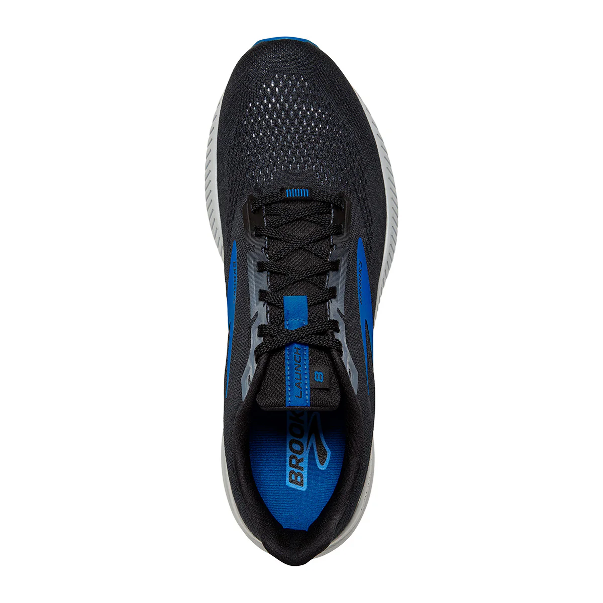 Brooks Launch 8 - Black - Grey - Blue - Image 3