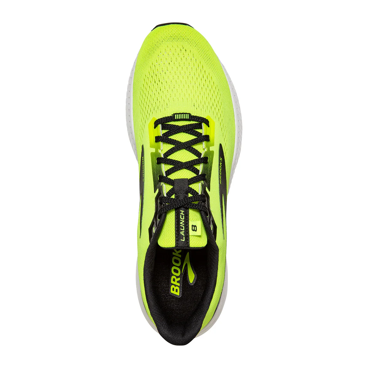 Brooks Launch 8 - Nightlife - Black - White - Image 3