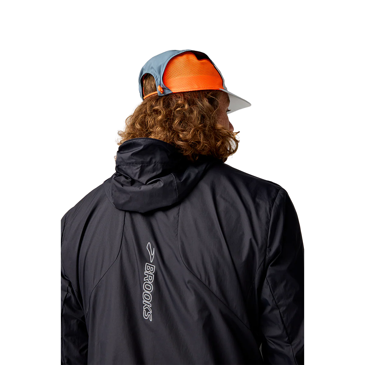 Brooks Propel Mesh Hat 2.0 Grey Black Unisex - Image 3