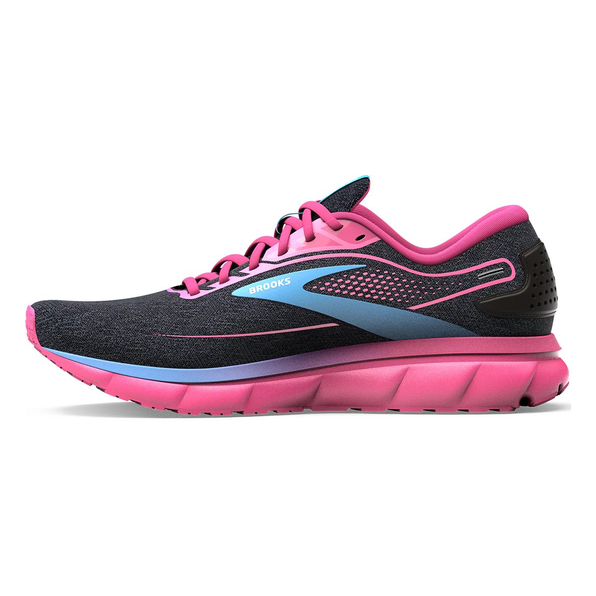 Brooks Trace 2 - Black - Marina - Lilac Rose - Image 2