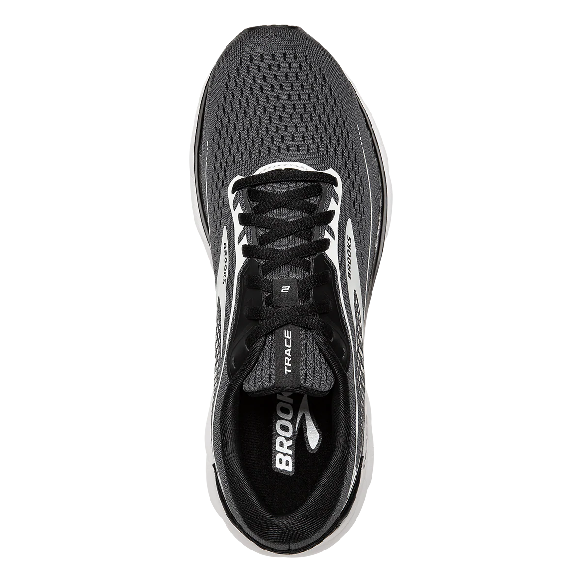 Brooks Trace 2 - Ebony - Black - White - Image 3