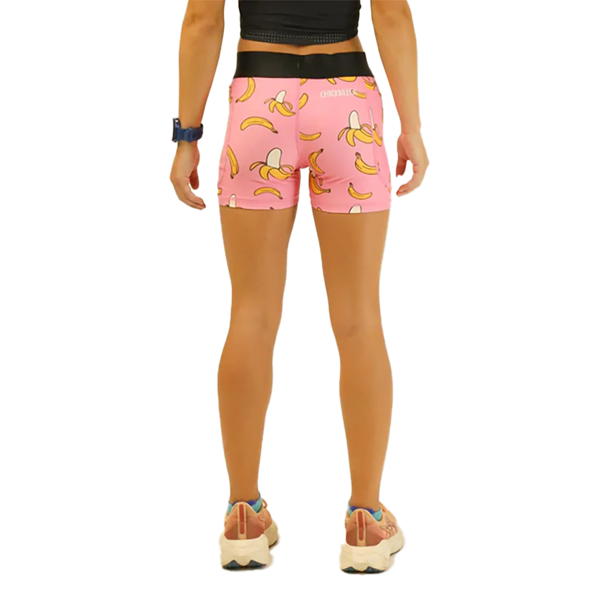 ChicknLegs 3" Compression Shorts Pink Bananas - Image 3