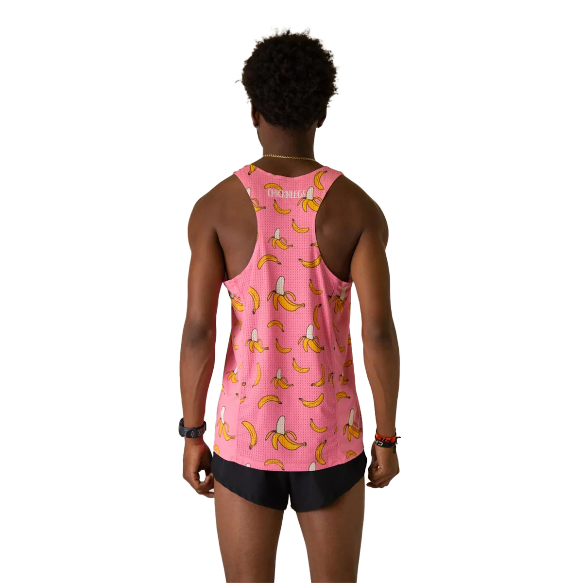 ChicknLegs Preformance Singlet Pink Bananas - Image 3