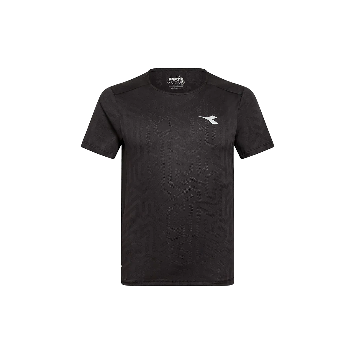 Diadora Super Light SS T-Shirt Black - Image 6