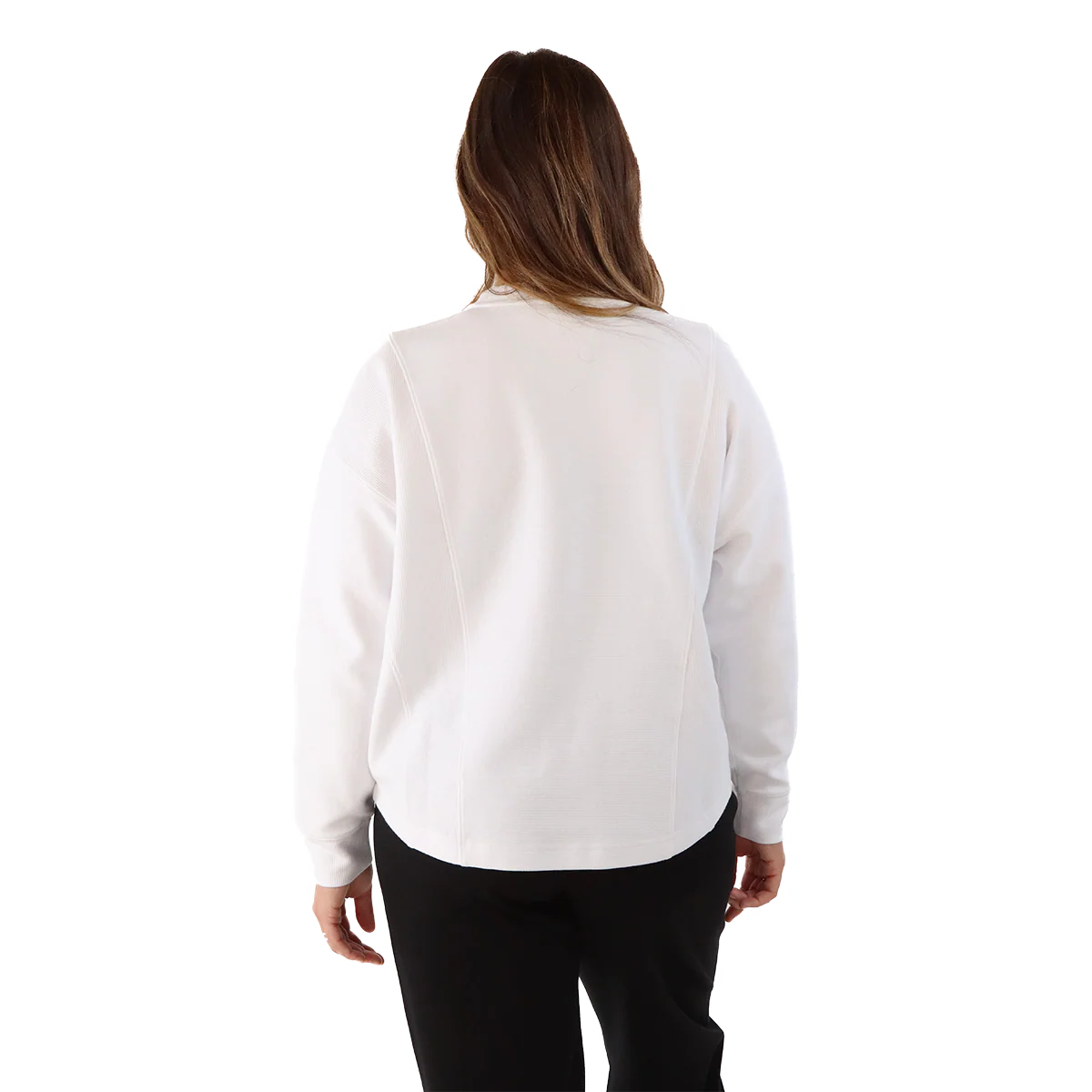 F2R Ottoman Rib Long Sleeve Top - Image 3