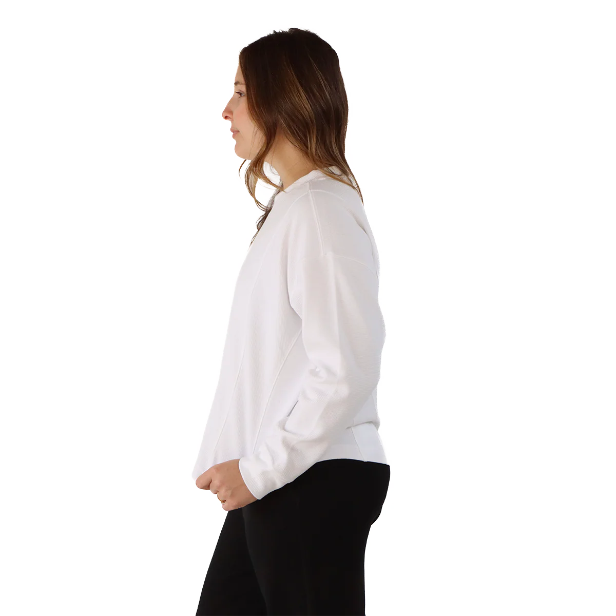 F2R Ottoman Rib Long Sleeve Top - Image 4