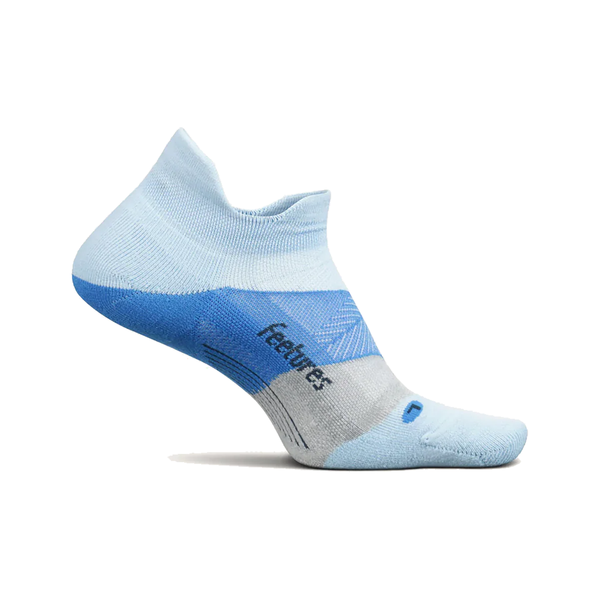 Feetures Elite Light Cushion No Show Tab - Big Sky Blue