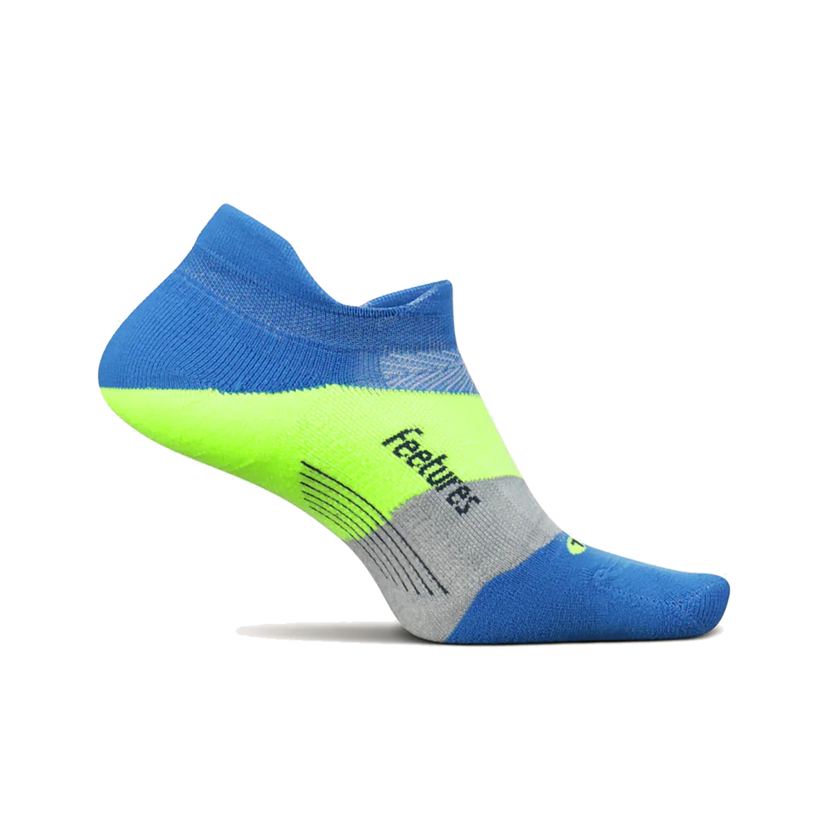 Feetures Elite Light Cushion No Show Tab - Boulder Blue