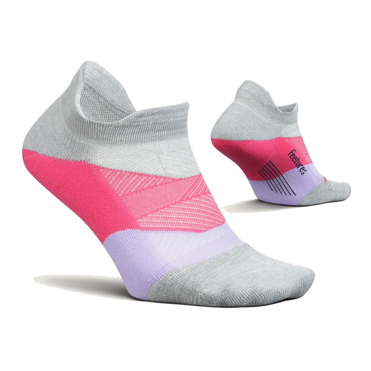 Feetures Elite Light Cushion No Show Tab - Gradual Grey - Image 2