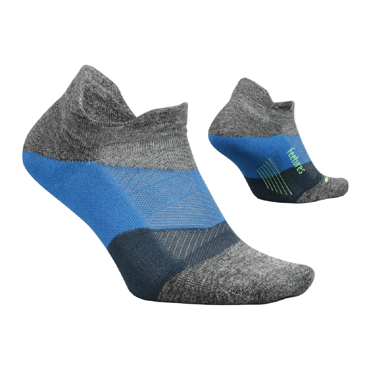 Feetures Elite Light Cushion No Show Tab - Gravity Grey - Image 2