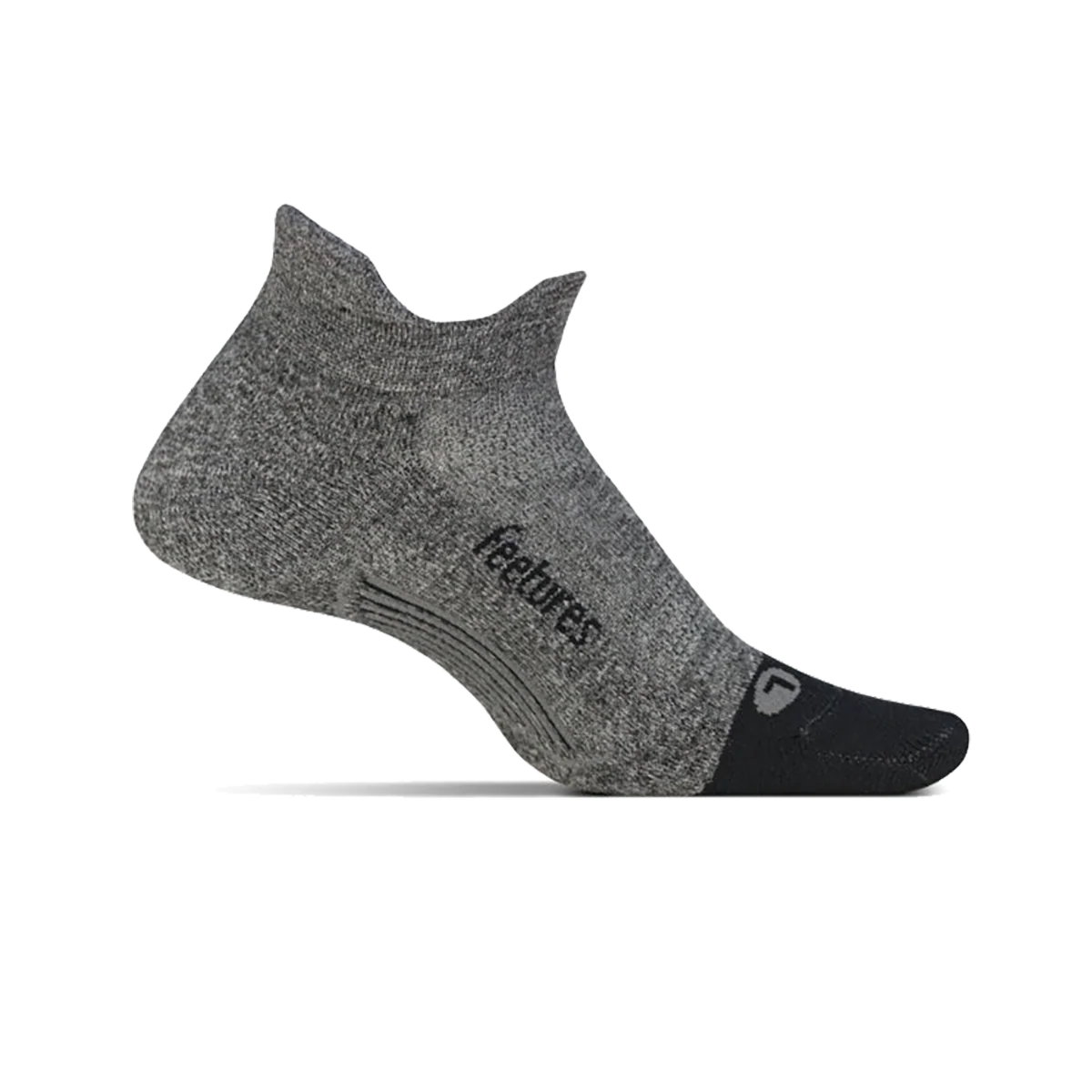 Feetures Elite Light Cushion No Show Tab - Grey - Image 3
