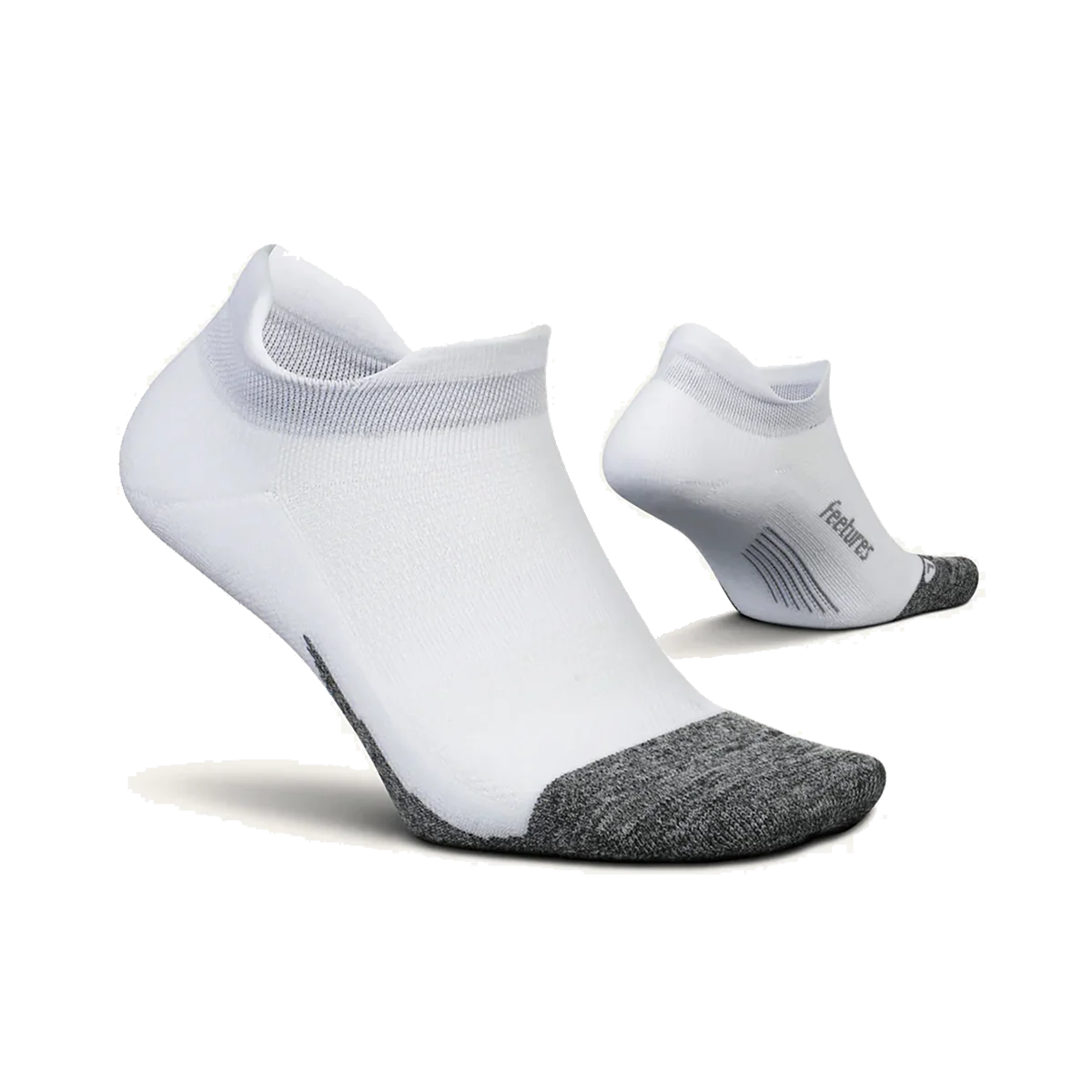 Feetures Elite Light Cushion No Show Tab - White - Image 2