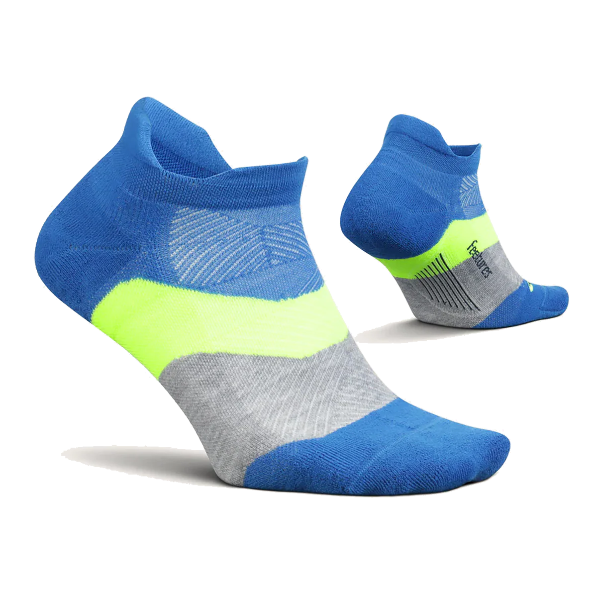 Feetures Elite Max Cushion No Show Tab - Boulder Blue - Image 2