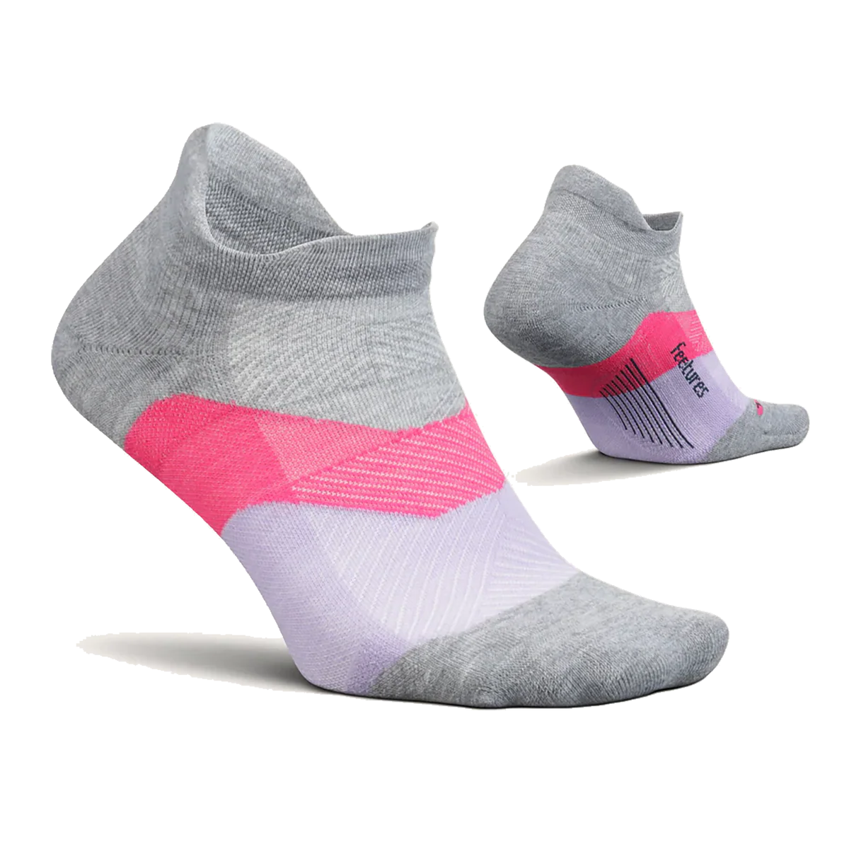 Feetures Elite Max Cushion No Show Tab - Gradual Grey - Image 2