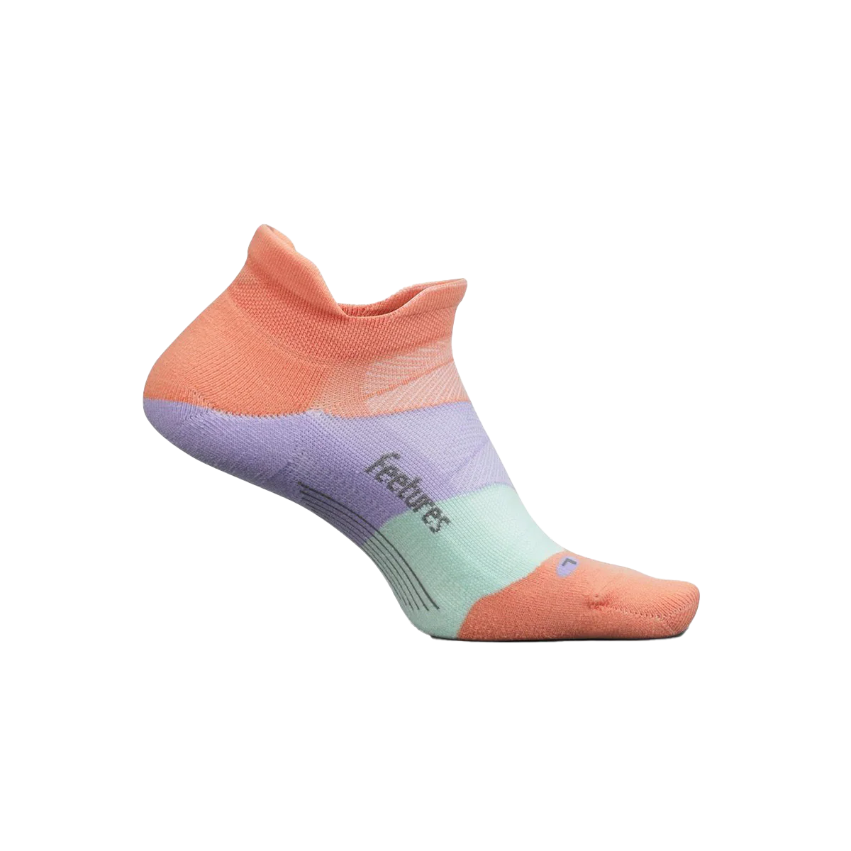 Feetures Elite Ultra Light No Show Tab - Pop Off Peach