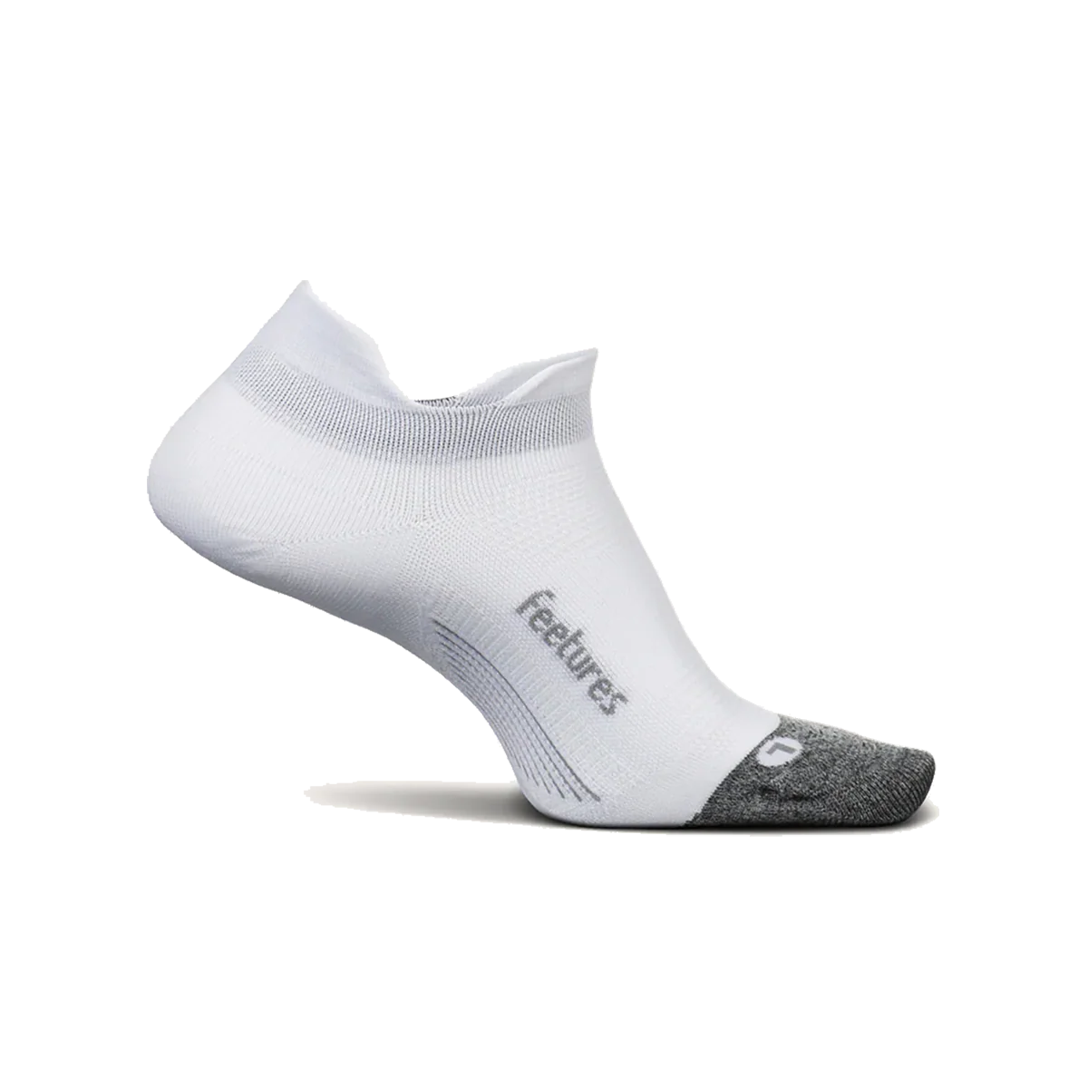 Feetures Elite Ultra Light No Show Tab - White - Image 2