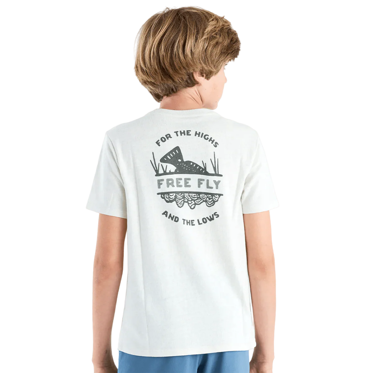 Free Fly Youth Highs and Lows Shortsleeve Tee - Image 2