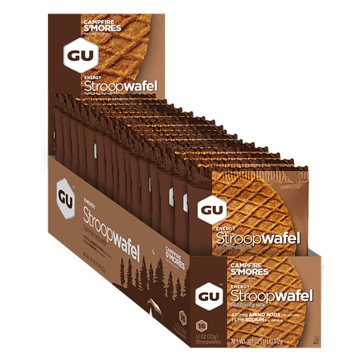 GU Energy Stroopwafel 16 Count