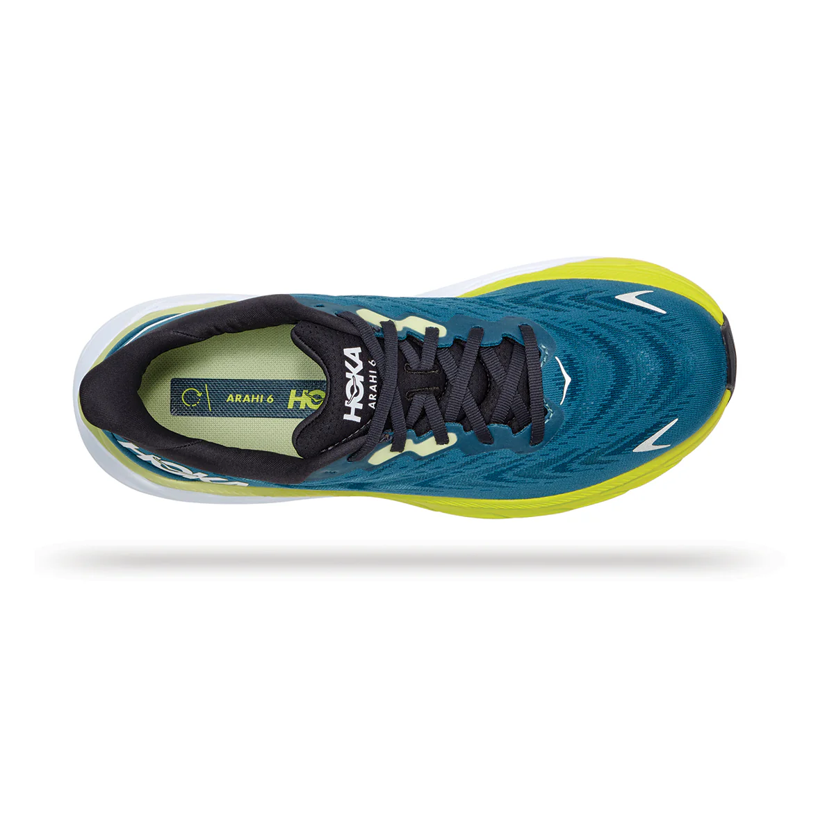 Hoka Arahi 6 - Blue Graphite - Blue Coral - Image 3
